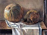 Melon Paintings - Melons by Egon Schiele